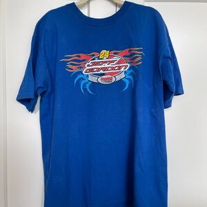 Blue Jeff Gordon NASCAR shirt Large